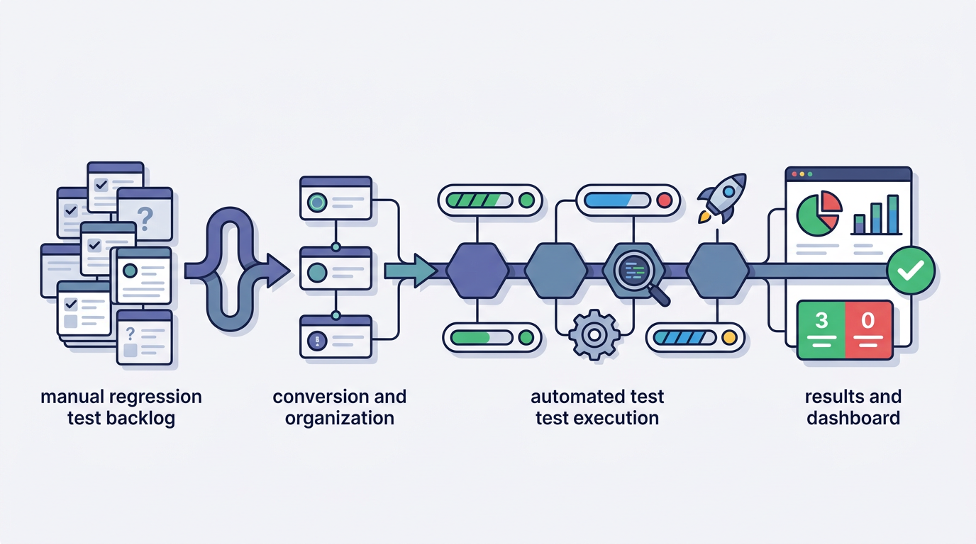 QA Automation Strategy and Test Execution Flow Blueprint
